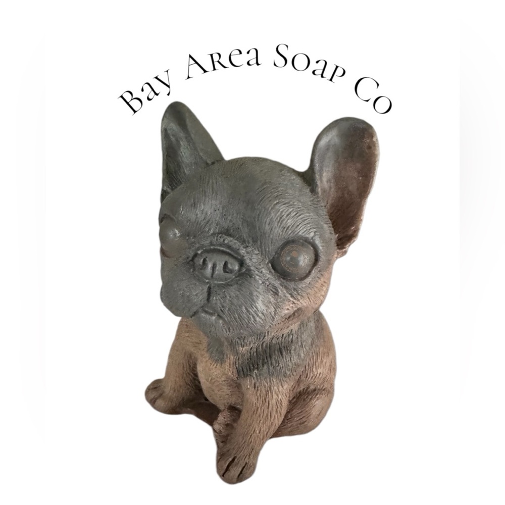 French Bulldog soap- handcrafted goats milk- premium soap formula- fast ship!
